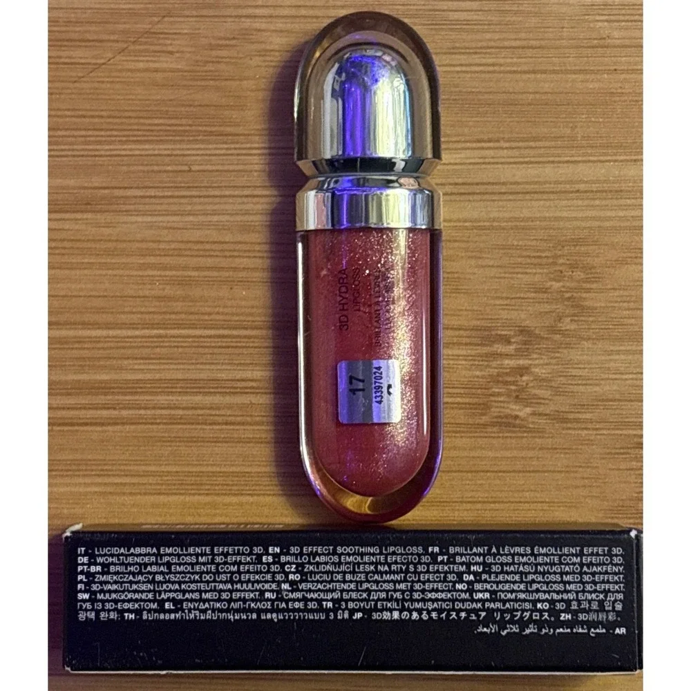 NEW KIKO Milano 3D Hydra Lipgloss 17 Pearly‎ Mauve